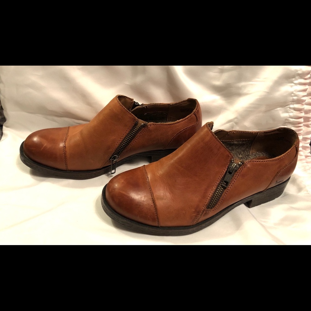 BOC Below ankle brown leather shoes